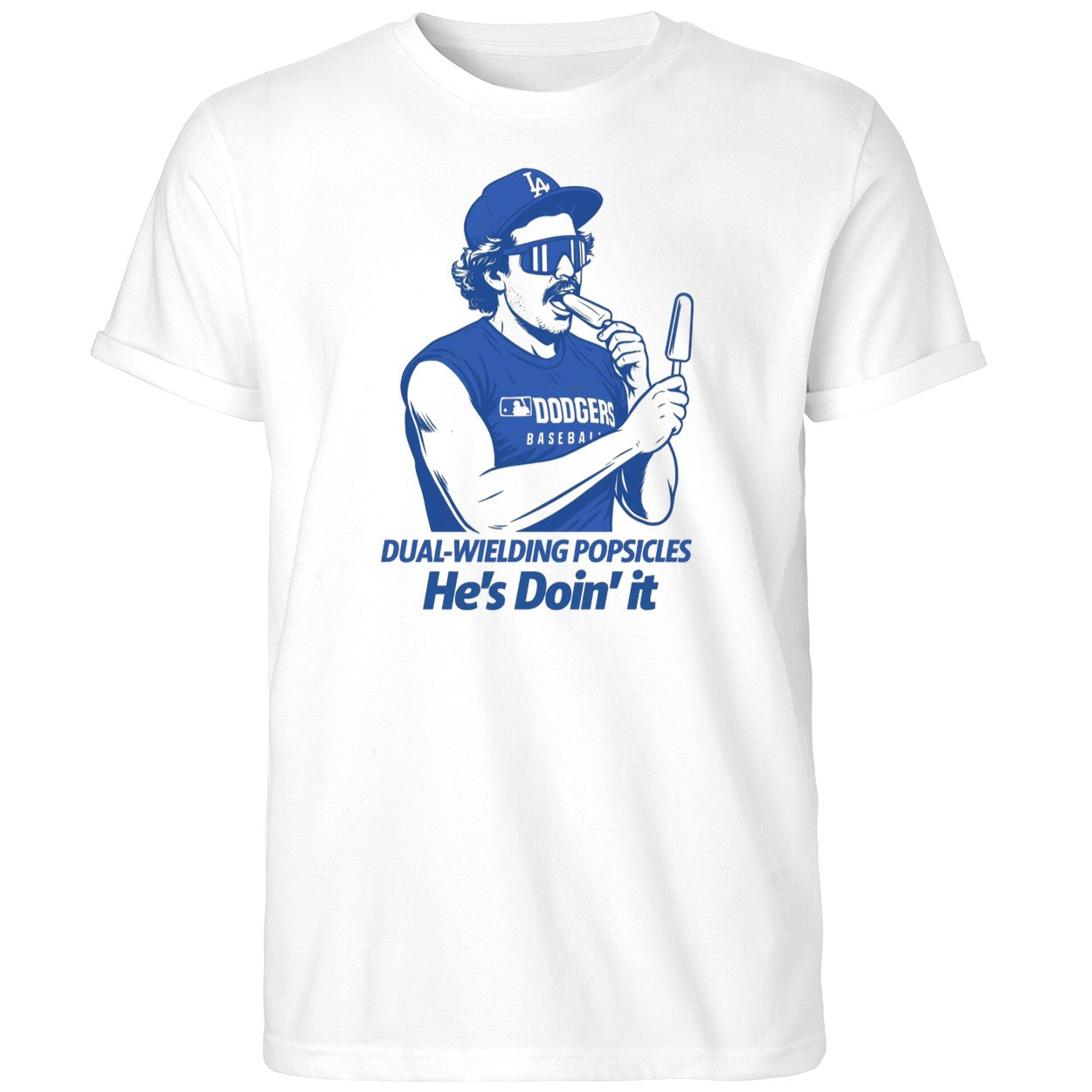 Kiké Hernandez Dual Wielding Popsicles He’s Doin’ It Shirt