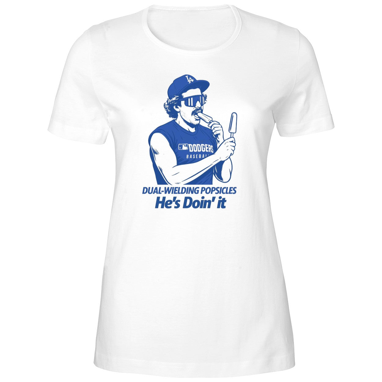 Kiké Hernandez Dual Wielding Popsicles He’s Doin’ It Shirt