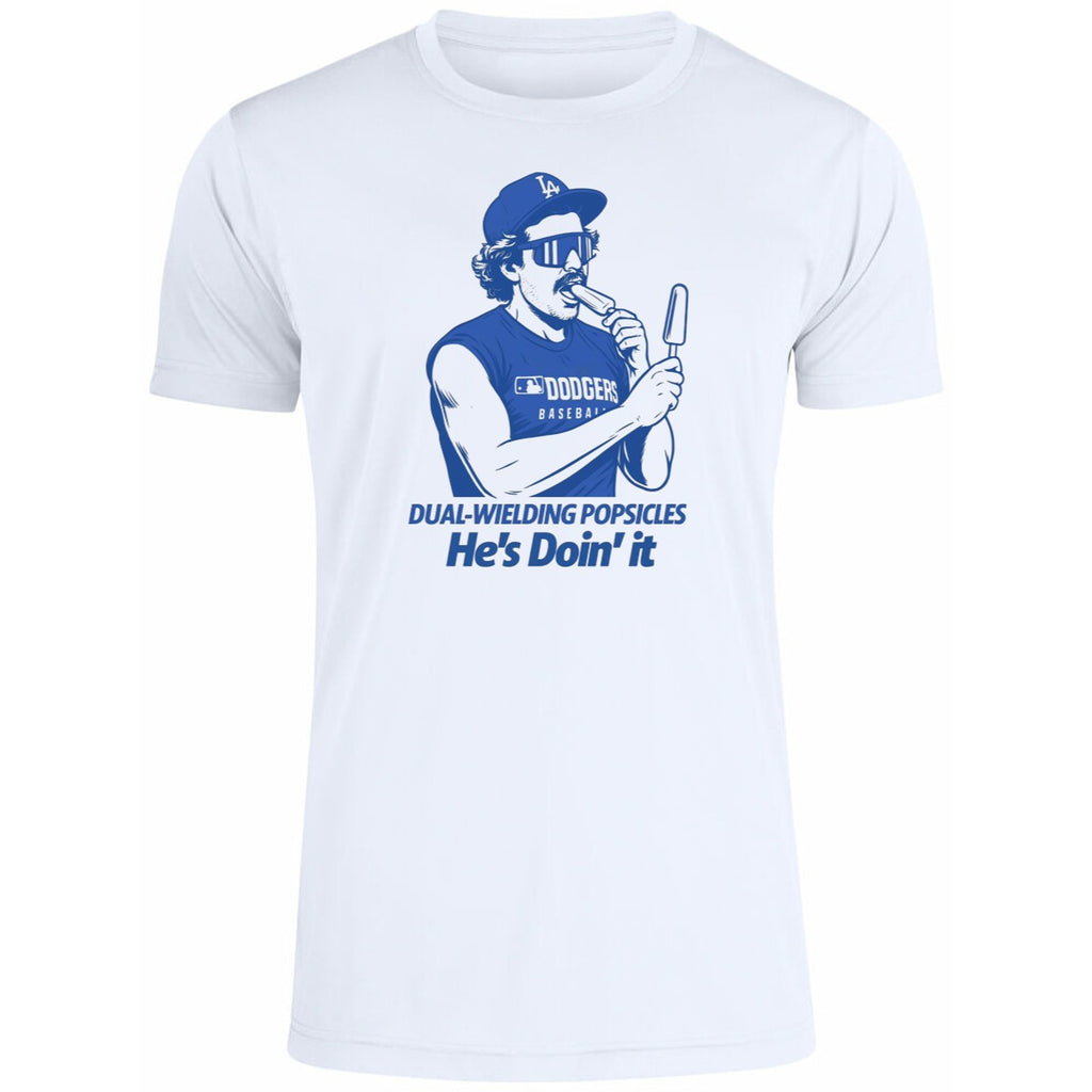 Kiké Hernandez Dual Wielding Popsicles He’s Doin’ It Shirt