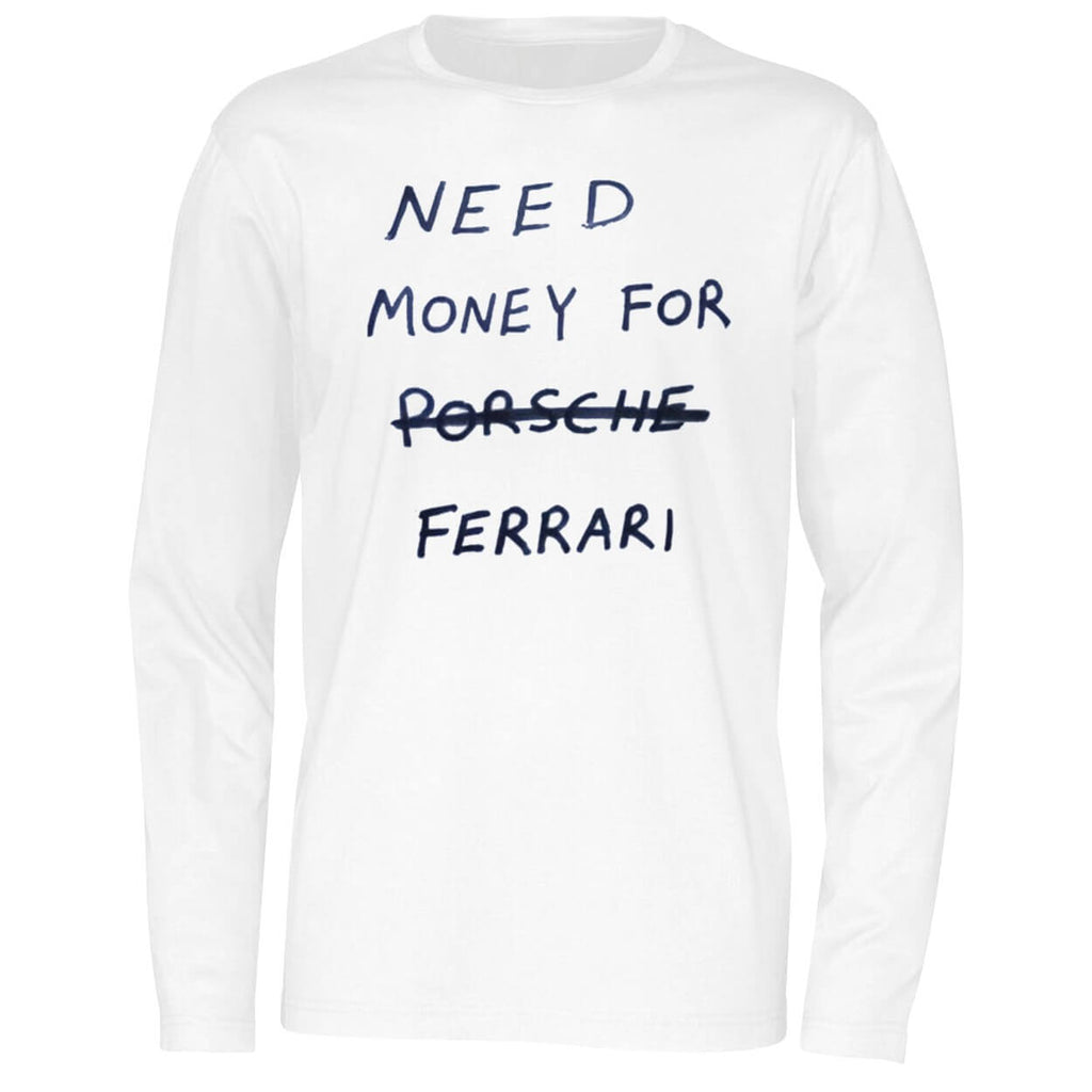 Kim Kardashian with Need Money For Ferrari Shirt
