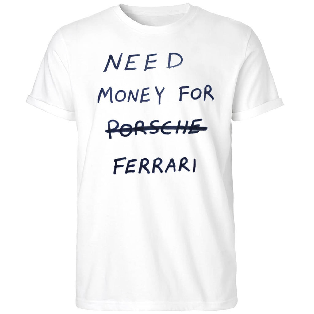 Kim Kardashian with Need Money For Ferrari Shirt