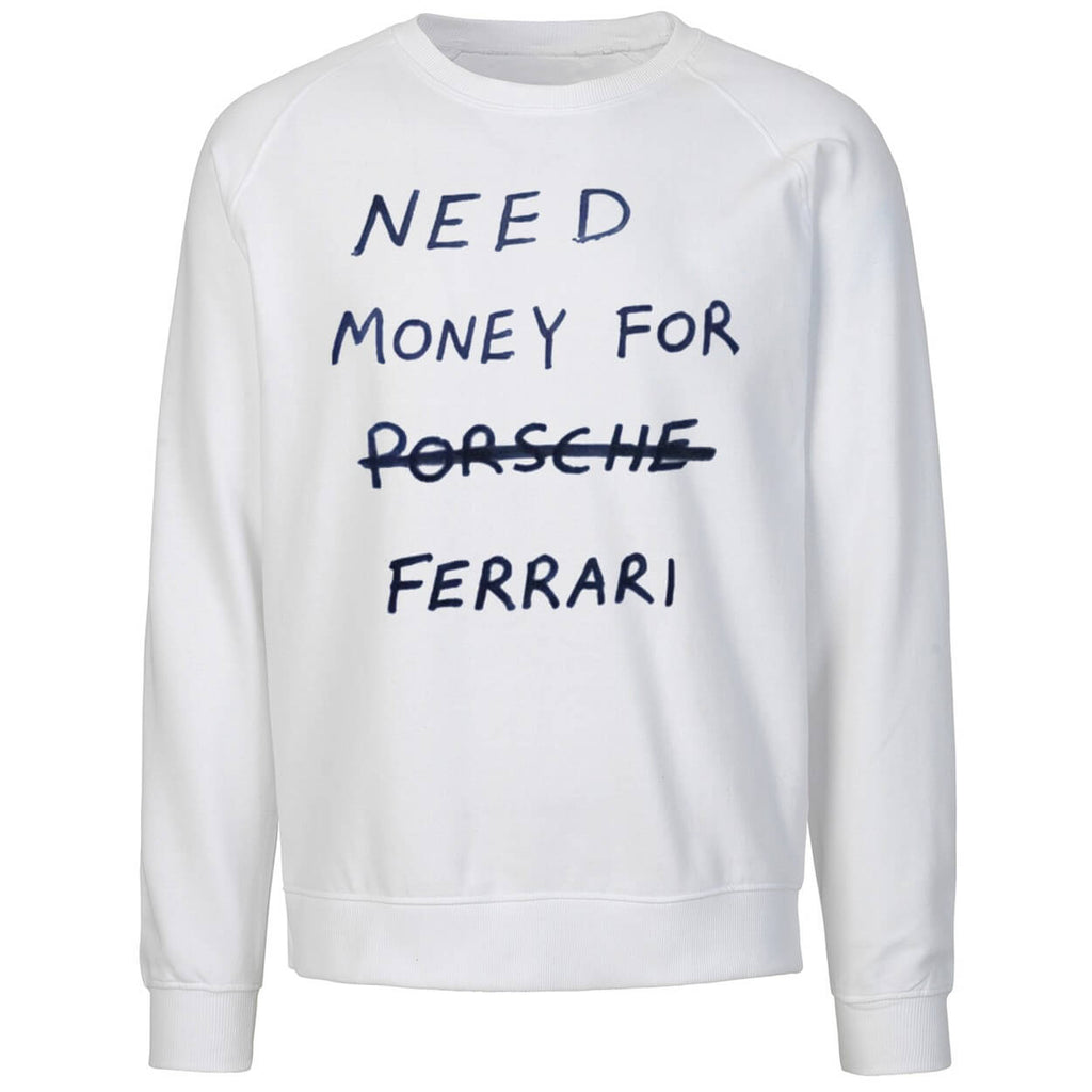 Kim Kardashian with Need Money For Ferrari Shirt