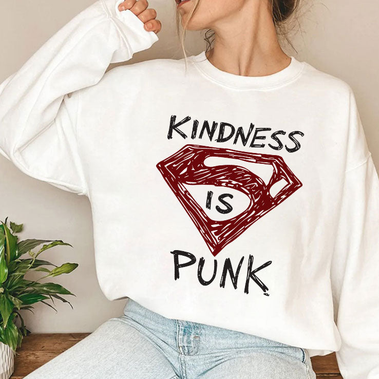 Kindness Is Punk Superman T Shirt