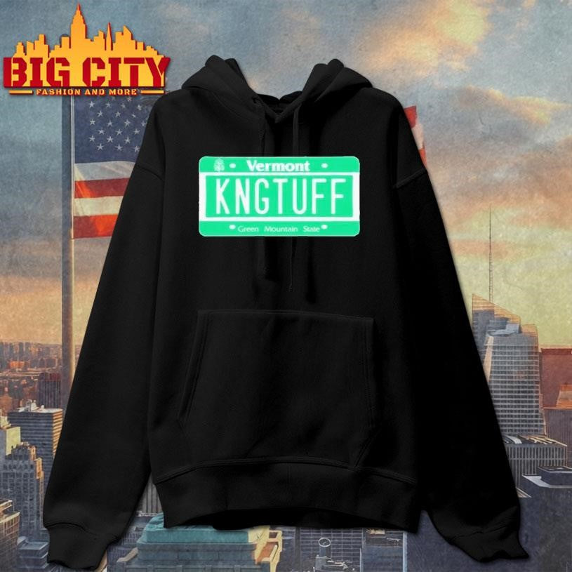 King Tuff Vt License Plate Shirt