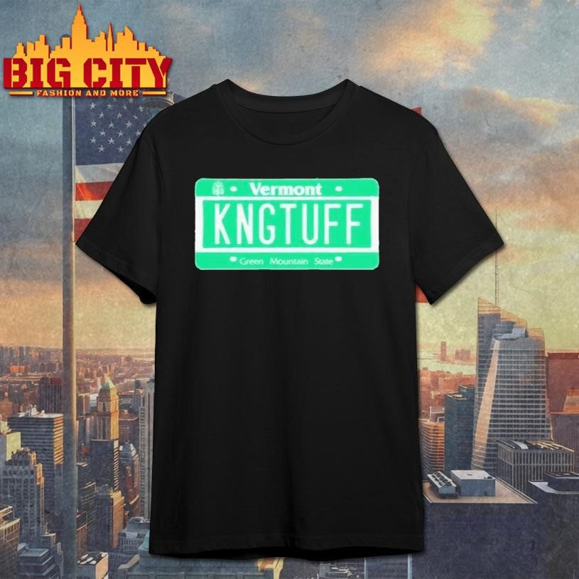 King Tuff Vt License Plate Shirt