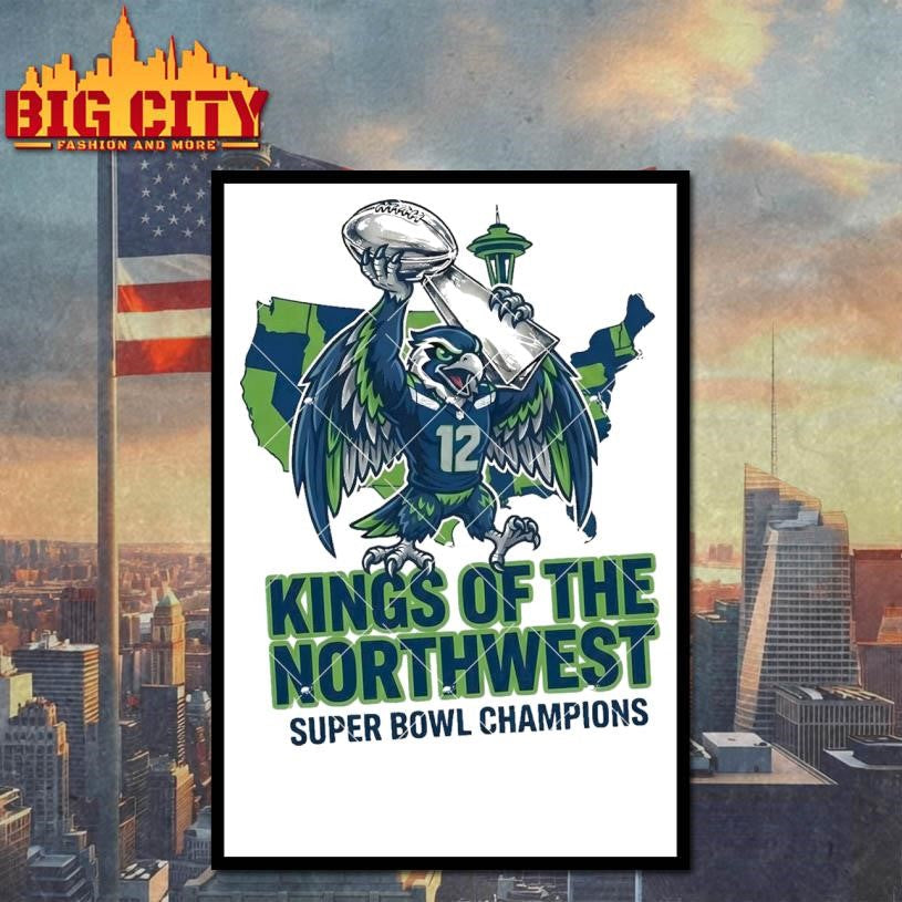 Kings Of The Northwest Seattle Football 2026 Champion Shirt
