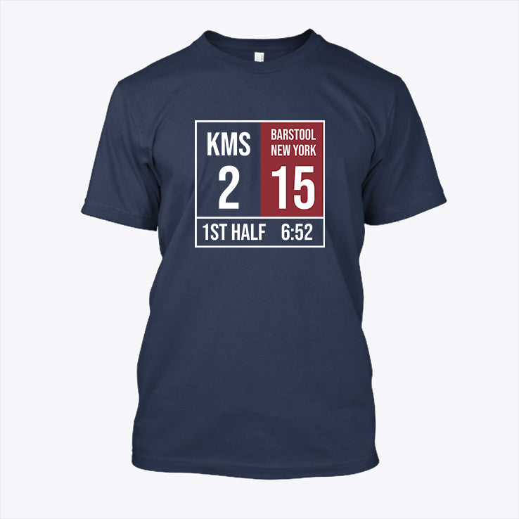 Kirk Comeback KMS 2 Barstool New York 15 1st Half T Shirt