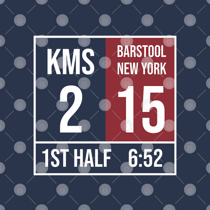 Kirk Comeback KMS 2 Barstool New York 15 1st Half T Shirt