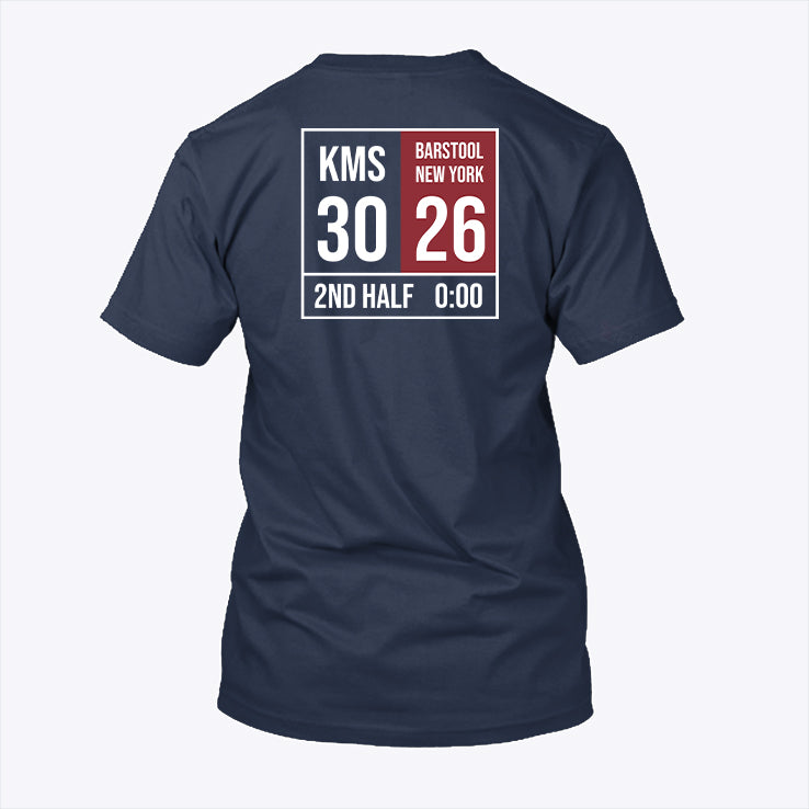 Kirk Comeback KMS 2 Barstool New York 15 1st Half T Shirt