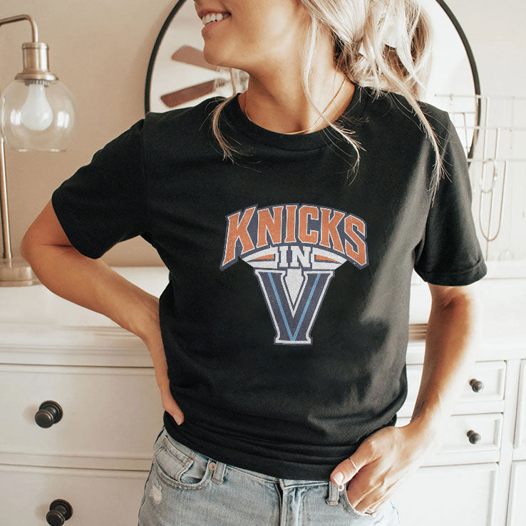 Knicks In 5 V Logo Championship T Shirt