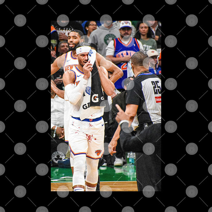 Knicks’ Josh Hart bloodied After Collision Against Celtics T Shirt