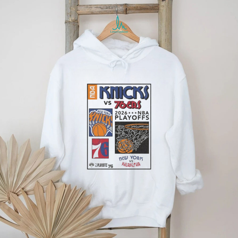 Knicks vs 76ers 2026 NBA Playoffs Matchup Graphic T Shirt