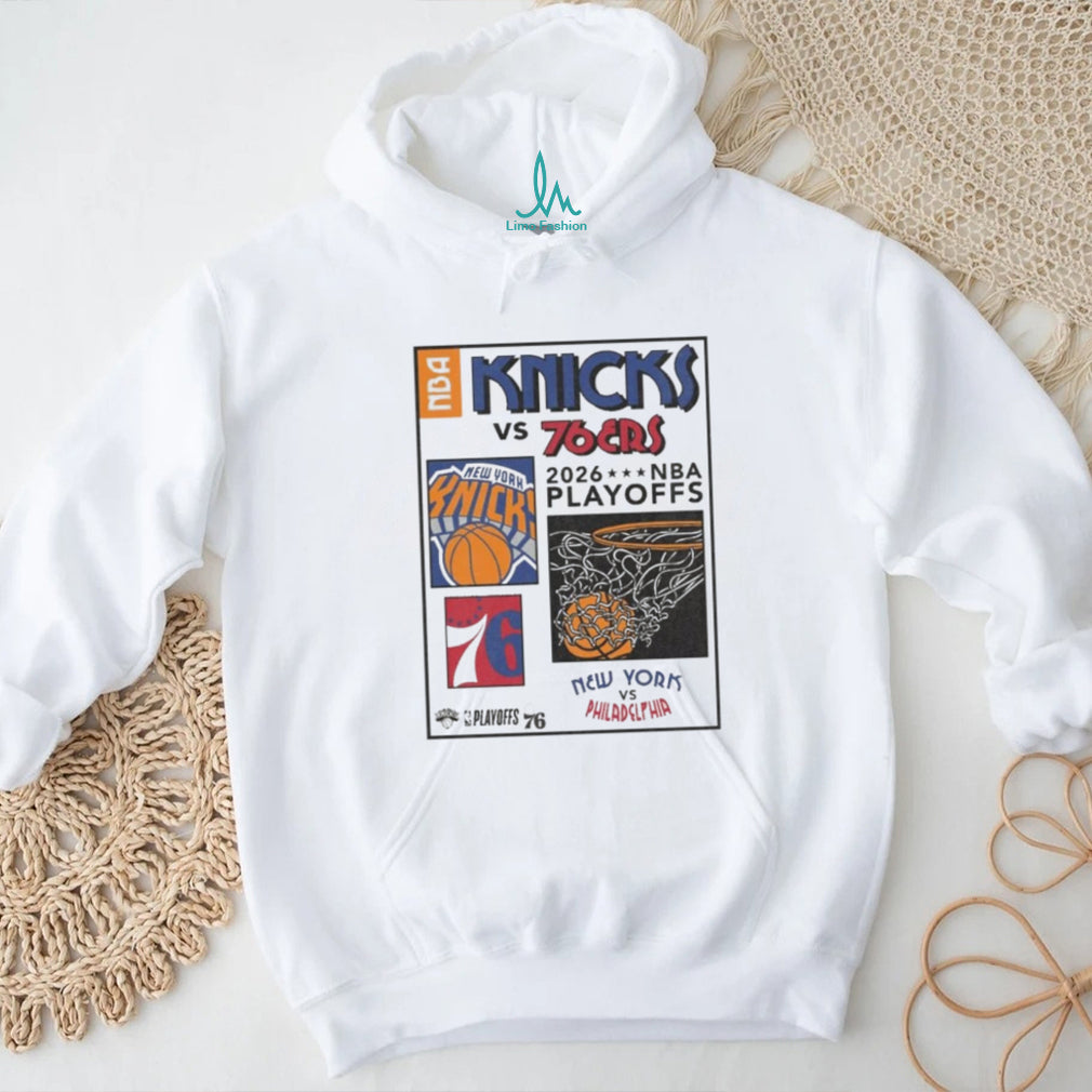Knicks vs 76ers 2026 NBA Playoffs Matchup Graphic T Shirt