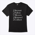 Knights Of The Night Stewart Fallon Meyers Kimmel Colbert T Shirt