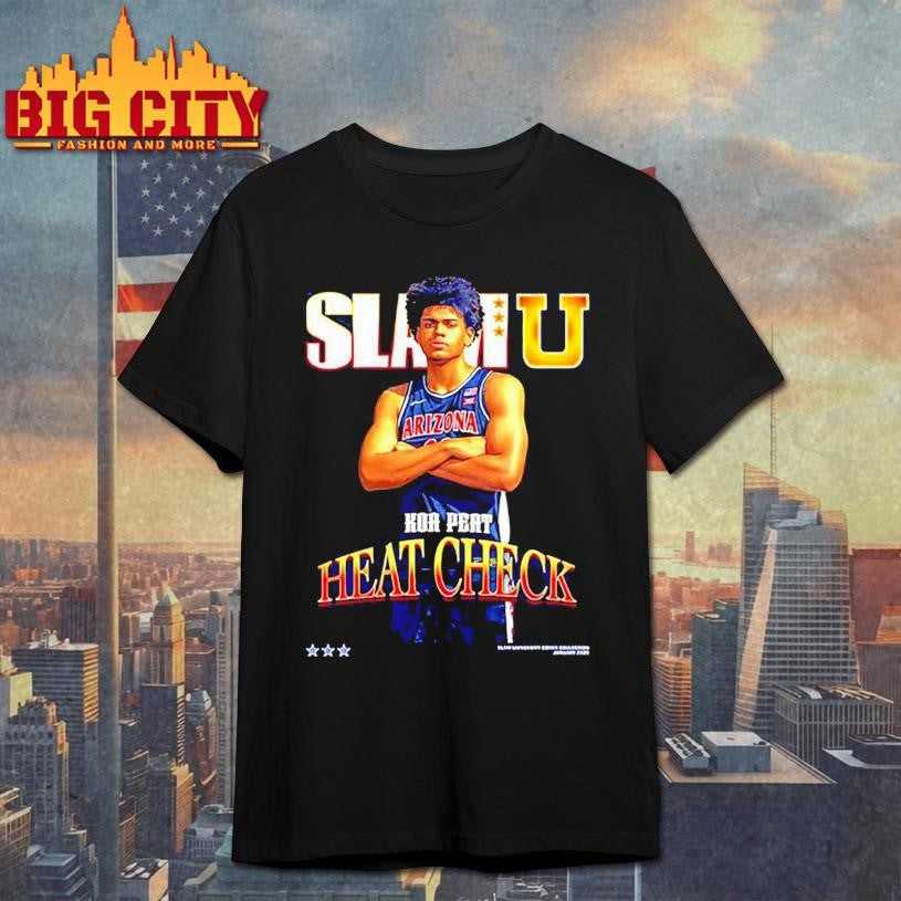 Koa Peat Arizona Wildcats Heart Check SlamU Shirt