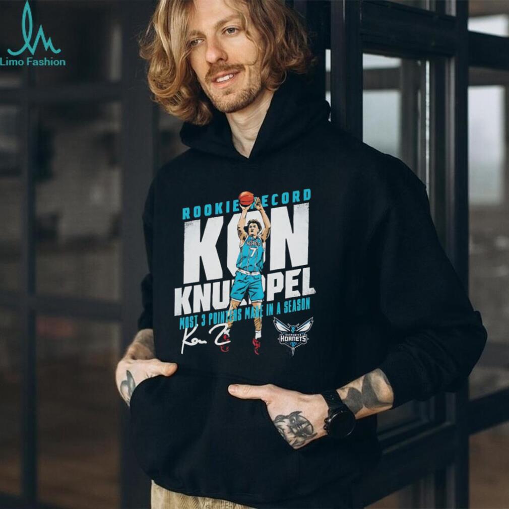 Kon Knueppel Charlotte Hornets Rookie Record 3 Pointers Basketball Shirt