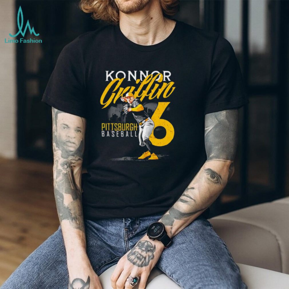 Konnor Griffin #6 Pittsburgh Baseball Pitcher Signature Series T Shirt