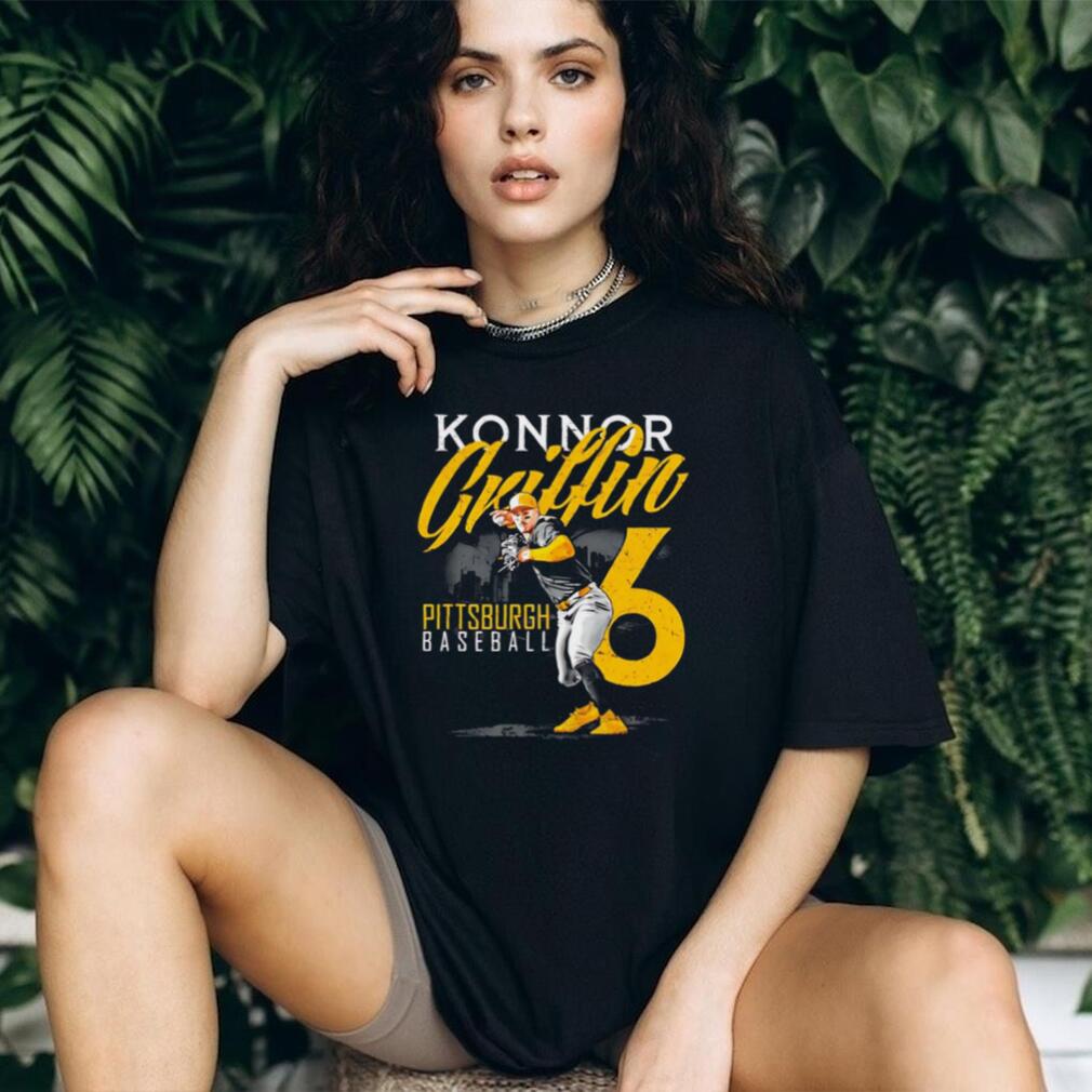 Konnor Griffin #6 Pittsburgh Baseball Pitcher Signature Series T Shirt