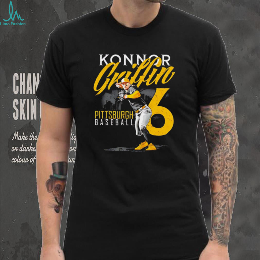 Konnor Griffin #6 Pittsburgh Baseball Pitcher Signature Series T Shirt