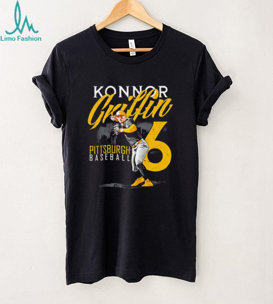 Konnor Griffin #6 Pittsburgh Baseball Pitcher Signature Series T Shirt