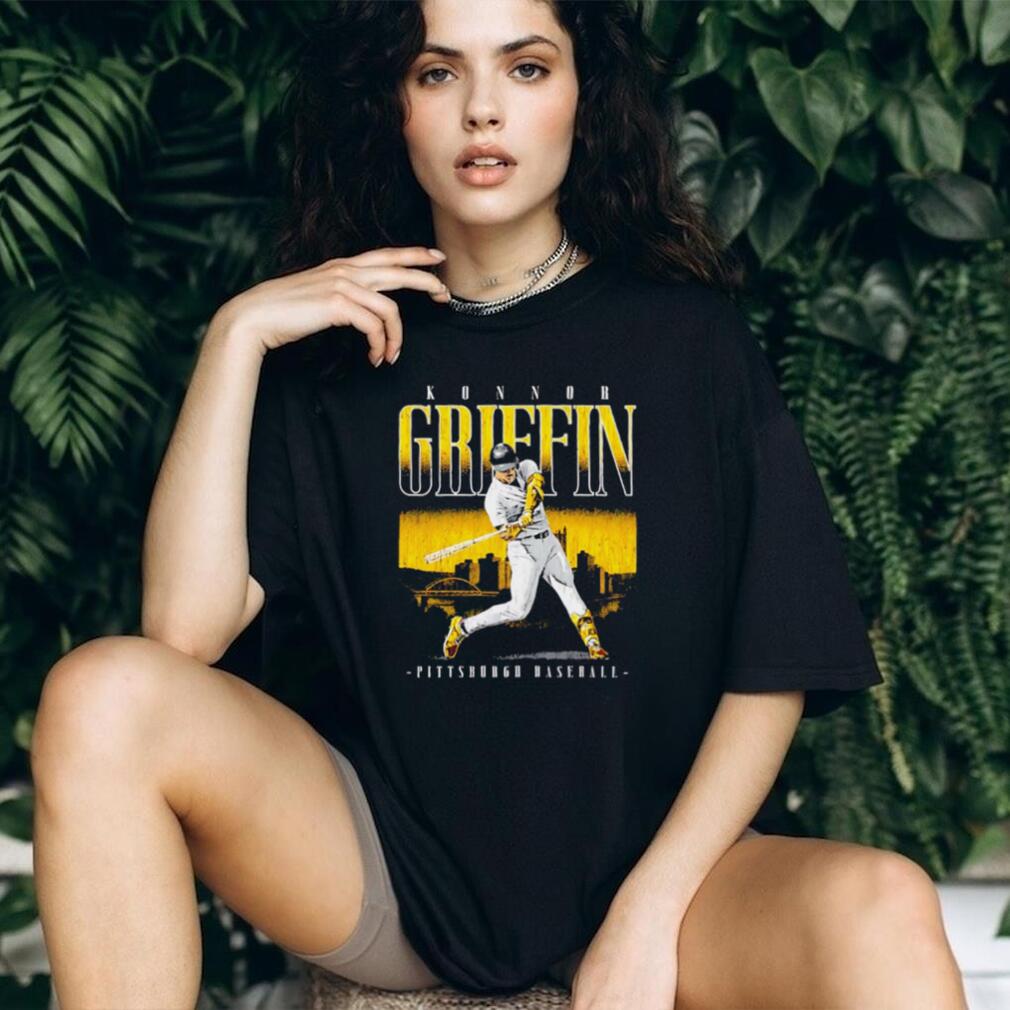 Konnor Griffin Pittsburgh Baseball Retro Skyline Batter T Shirt