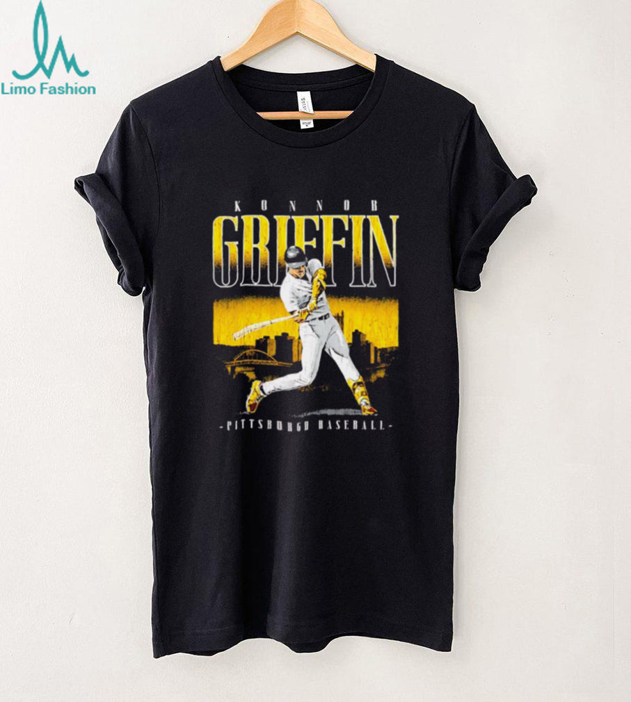 Konnor Griffin Pittsburgh Baseball Retro Skyline Batter T Shirt
