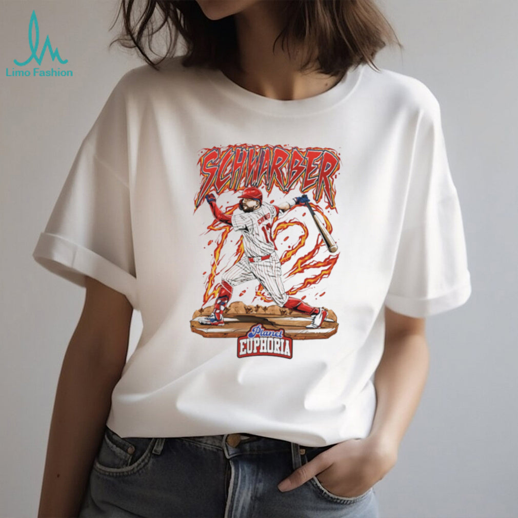 Kyle Schwarber Planet Euphoria Philadelphia Baseball Graphic T Shirt