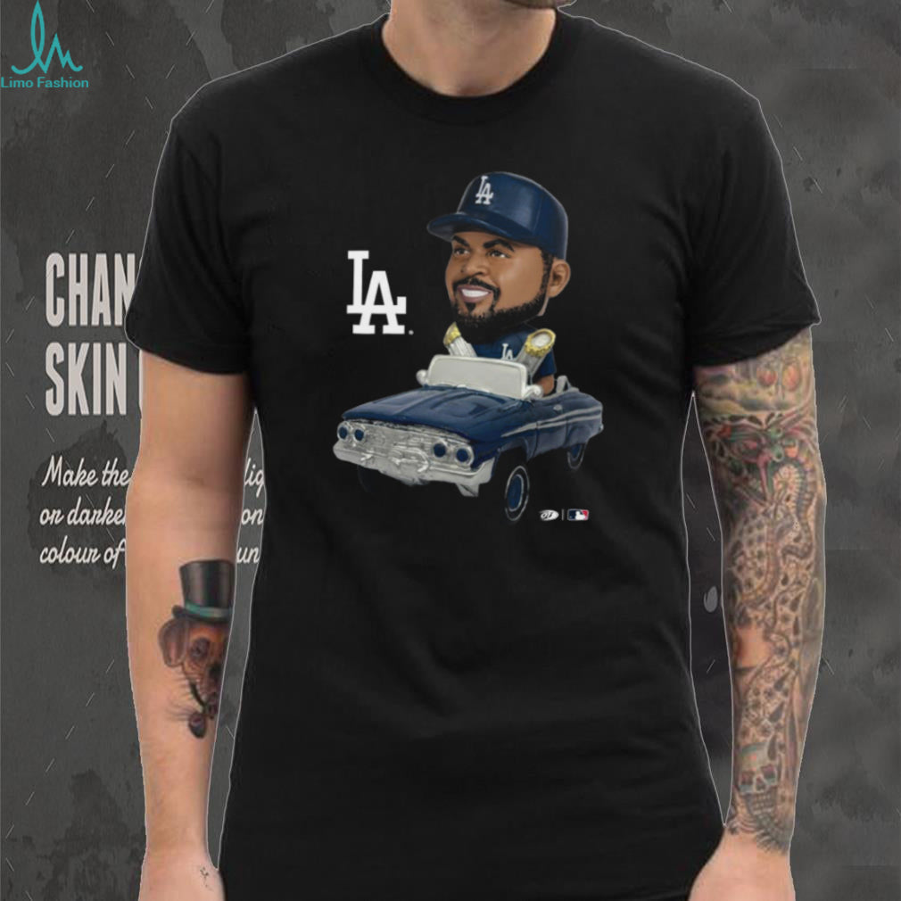 LA Baseball Player Bobblehead Lowrider Graphic T Shirt