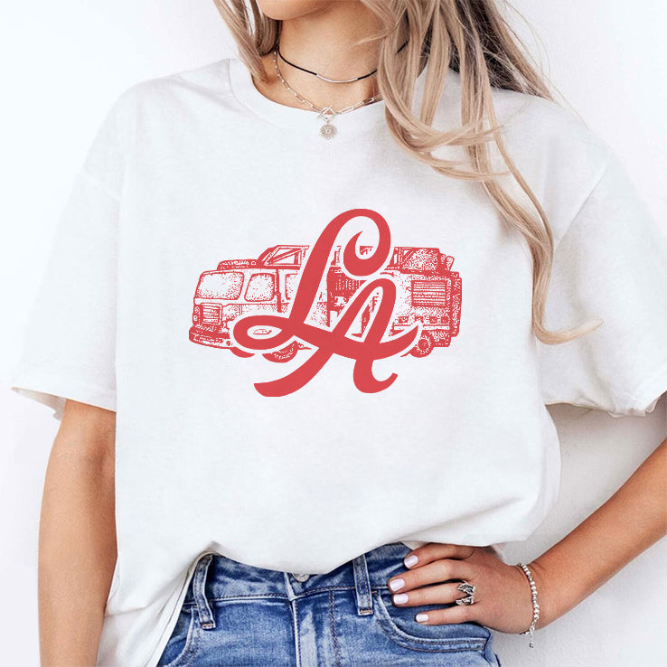 LA On Our Heart T Shirt