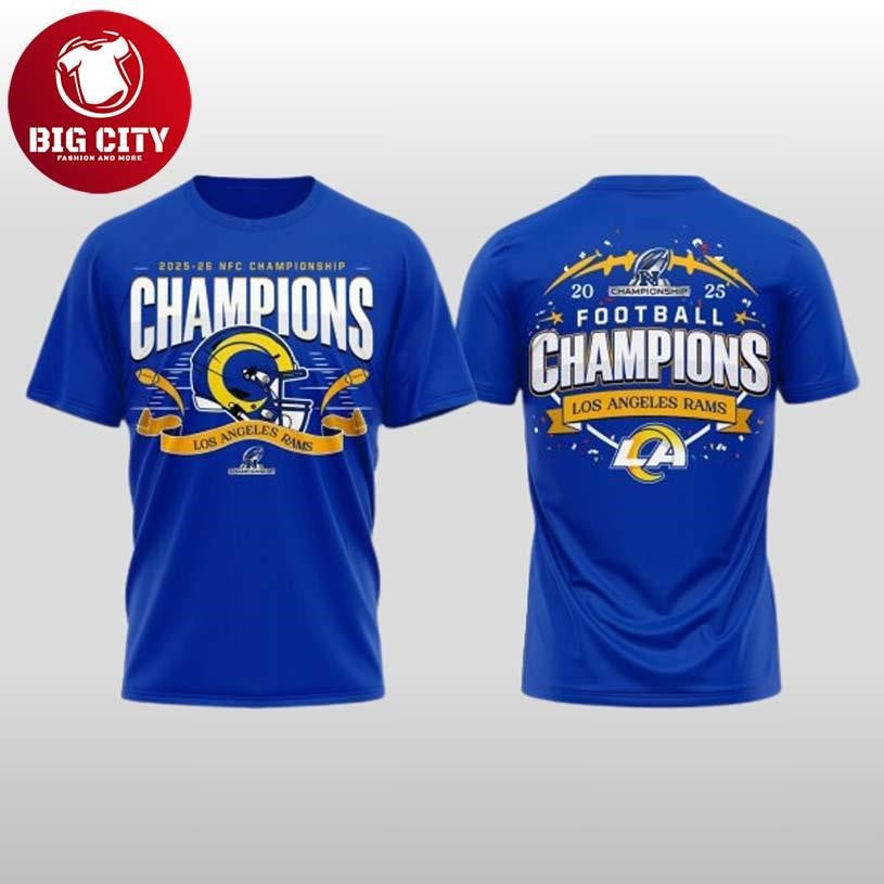 LA Rams NFC Championship Two Sided Shirt