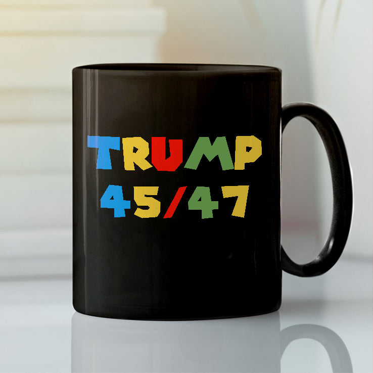 LEGO Donald Trump President 45-47 Mega Fight Fight Fight Mug