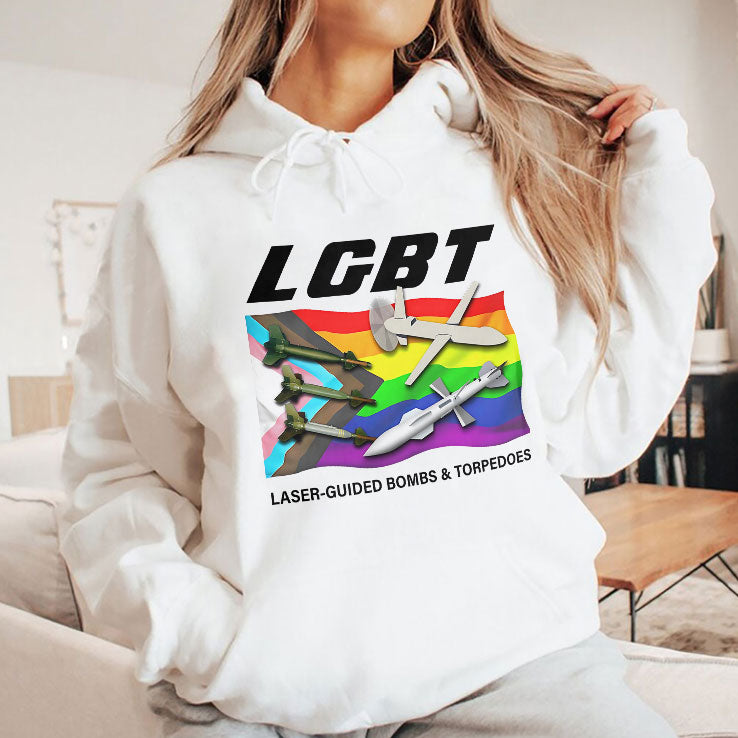 LGBT Laser Guided Bombs And Torpedoes T Shirt