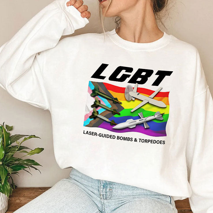 LGBT Laser Guided Bombs And Torpedoes T Shirt