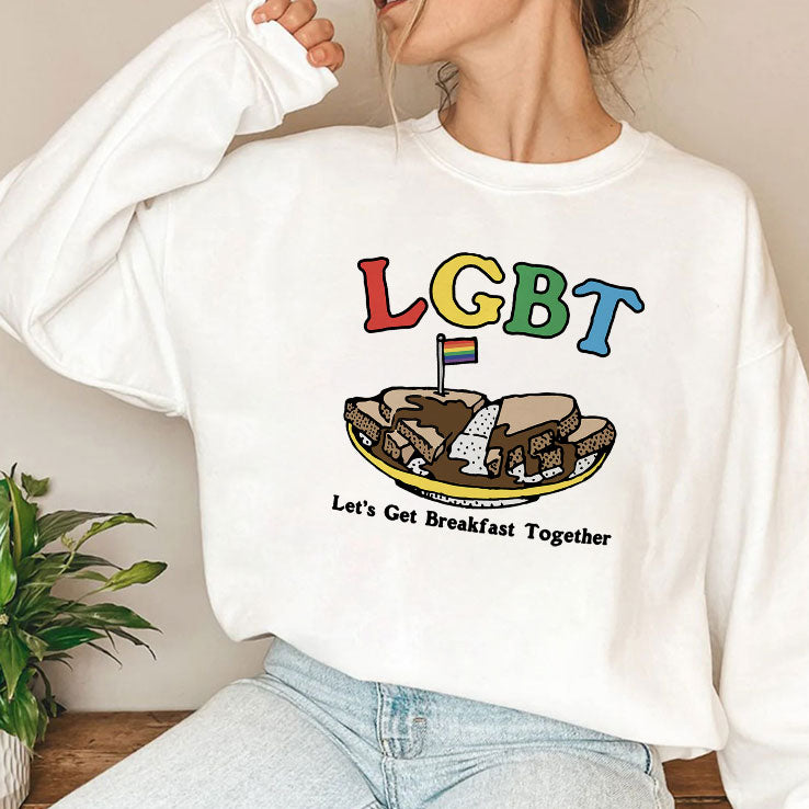 LGBT Let’s Get Breakfast Together T Shirt