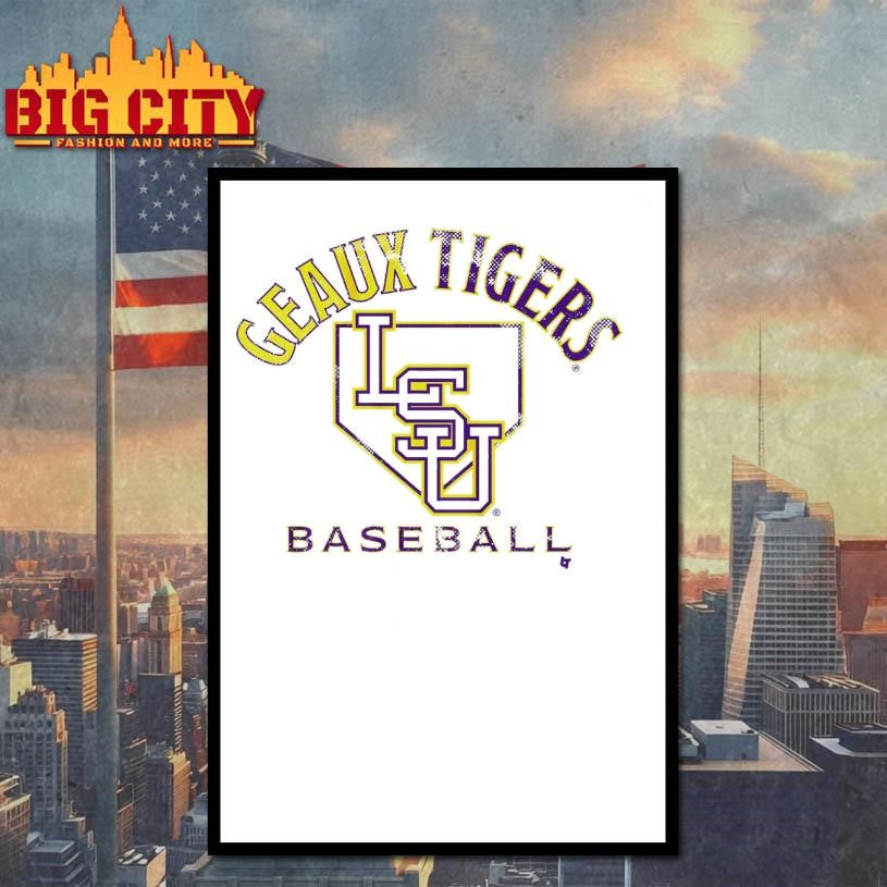 LSU Baseball Home Plate Shirt
