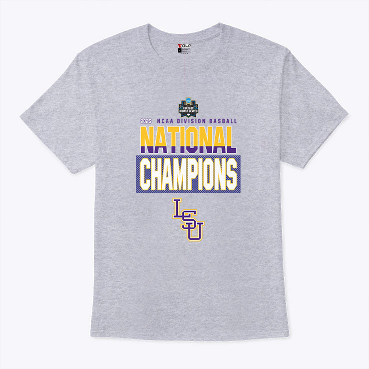 LSU National Champions 2025 NCAA Division Baseball T Shirt