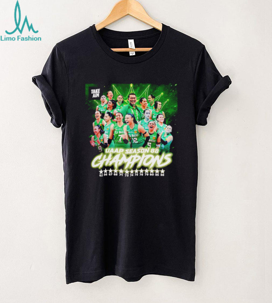 La Salle Lady Spikers UAAP Season 88 Volleyball Champions Graphic T Shirt
