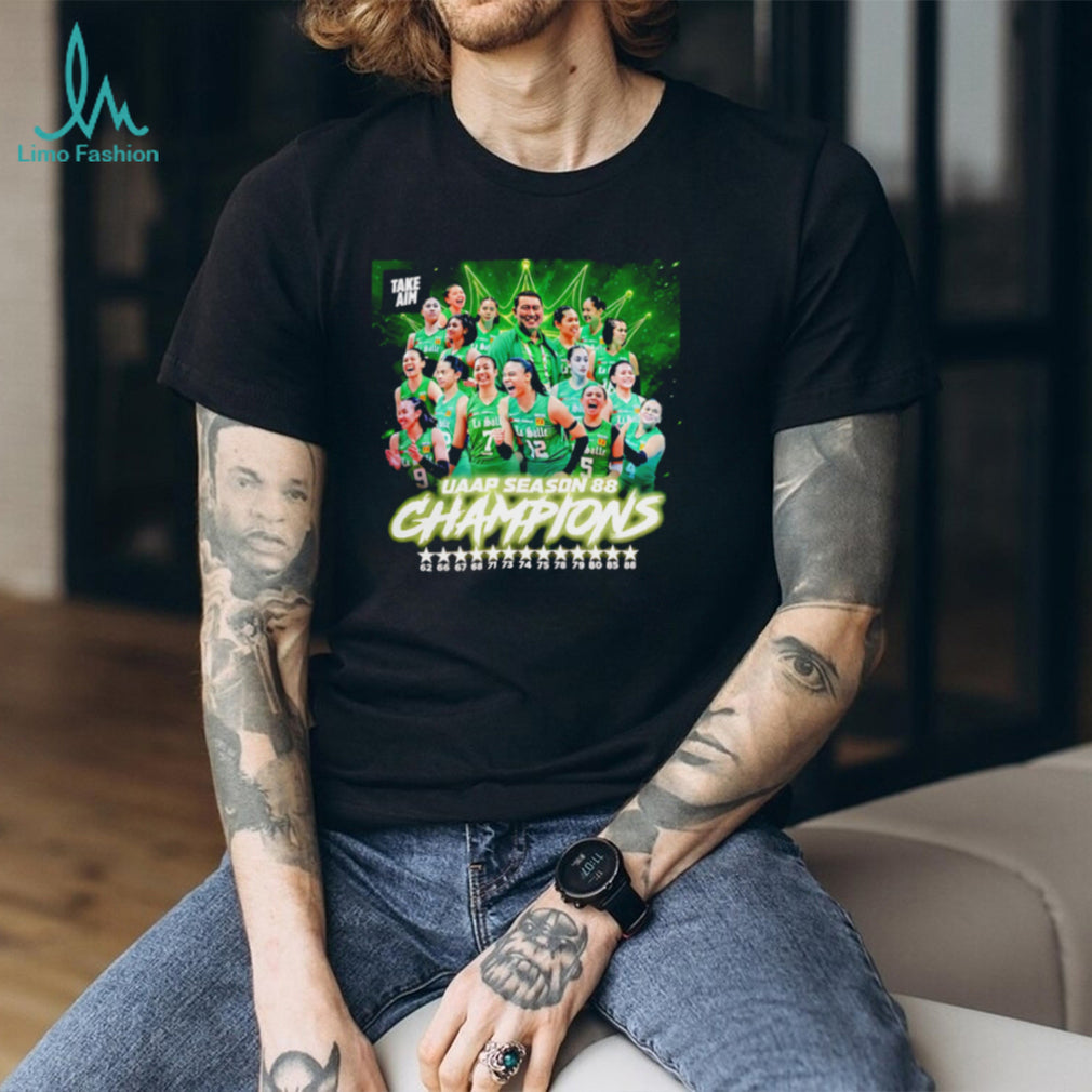 La Salle Lady Spikers UAAP Season 88 Volleyball Champions Graphic T Shirt