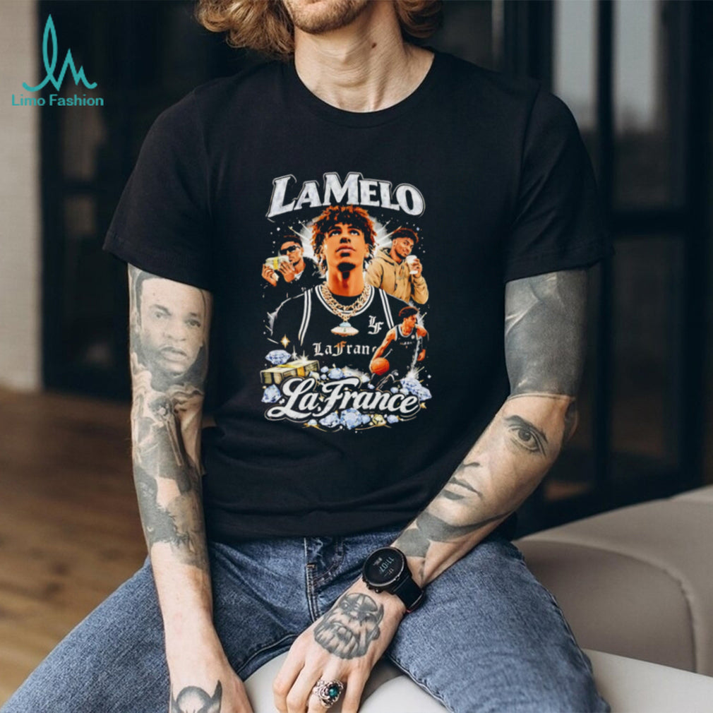 LaMelo Ball La France Vintage Style Basketball T Shirt