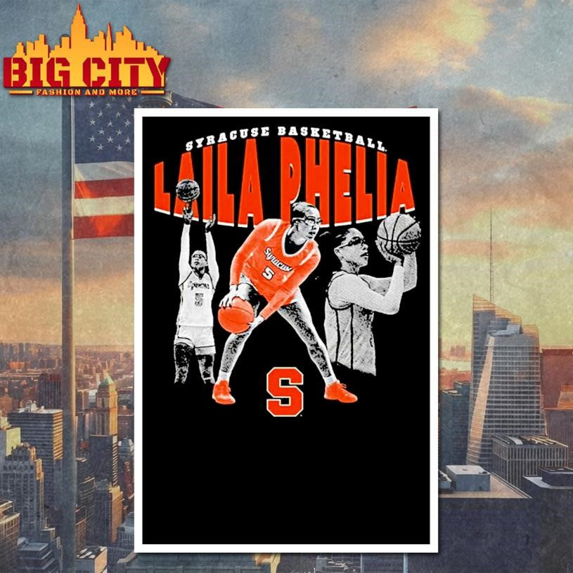 Laila Phelia Syracuse Orange Basketball 90s Graphic Shirt