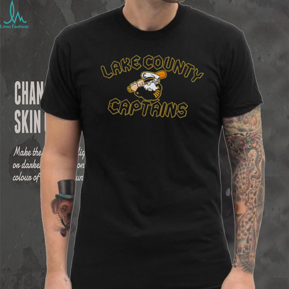 Lake County Captains Baseball Mascot Retro Sports T Shirt