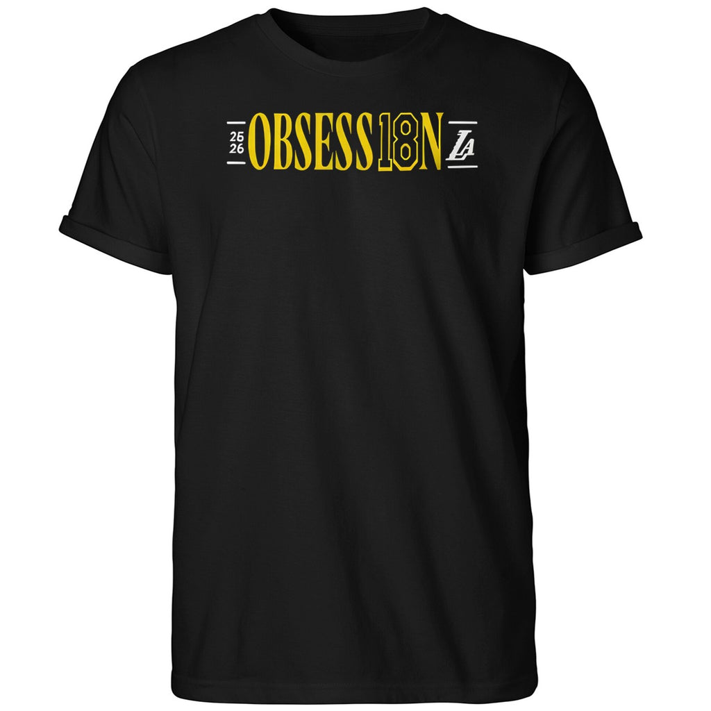 Lakers wearing OBSESS18N 25 26 Shirt