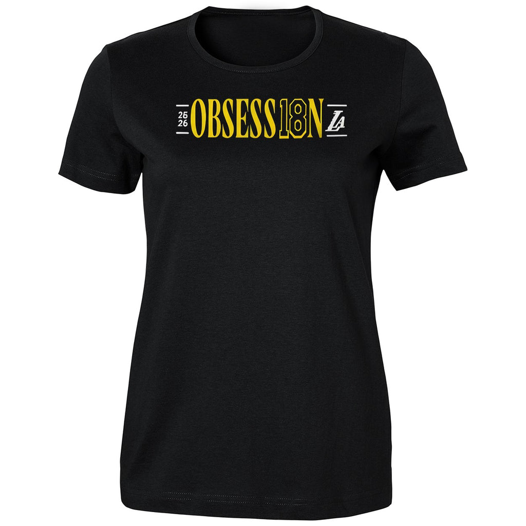 Lakers wearing OBSESS18N 25 26 Shirt