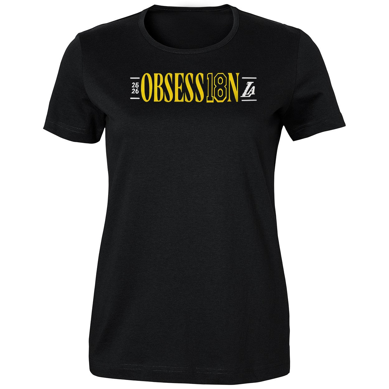 Lakers wearing OBSESS18N 25 26 Shirt