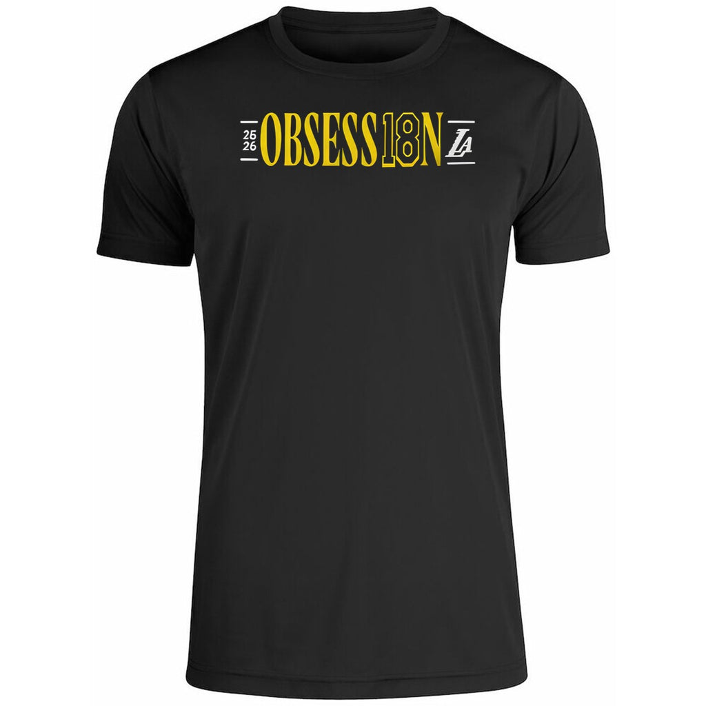 Lakers wearing OBSESS18N 25 26 Shirt