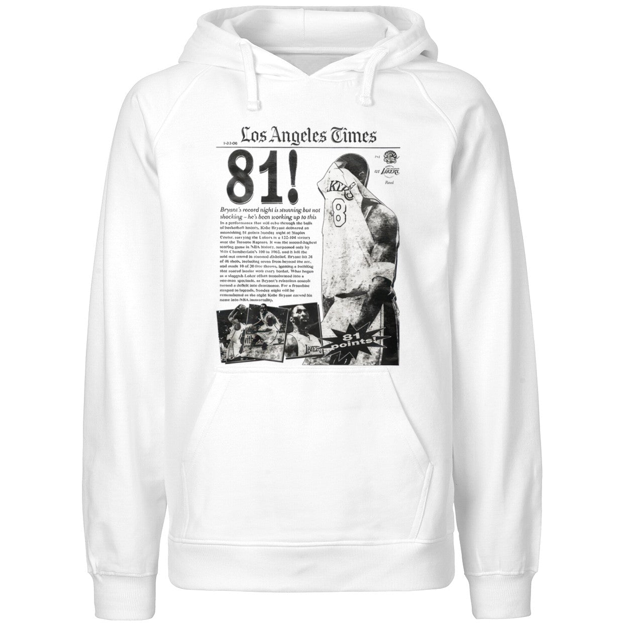 Lamar Jackson Wear Los Angeles Times 81 Points Kobe Shirt