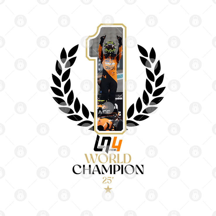 Lando Norris F1 2025 World Champion Shirt