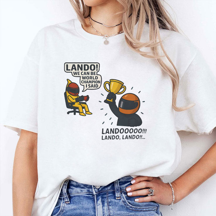 Lando Norris World Champion Meme T Shirt