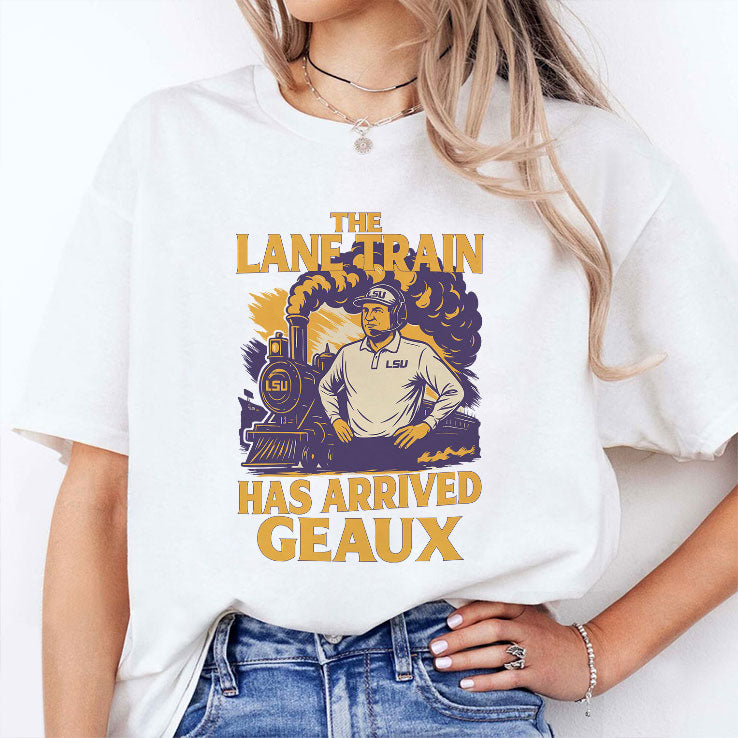 Lane Kiffinn Lsuu Louisiana Tigers Train Has Arrived Geaux T Shirt