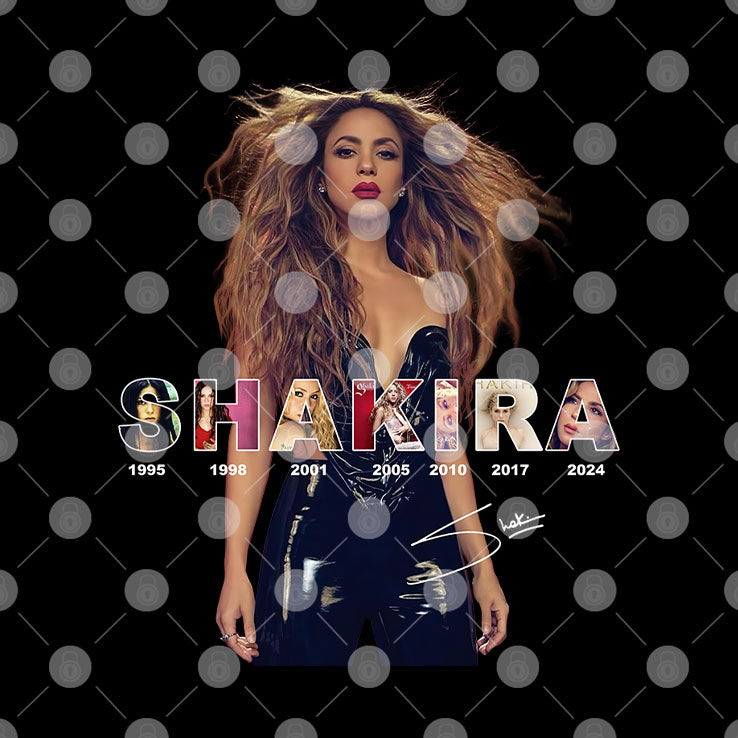 Shakira Las Mujeres Ya No Lloran World Tour T Shirt